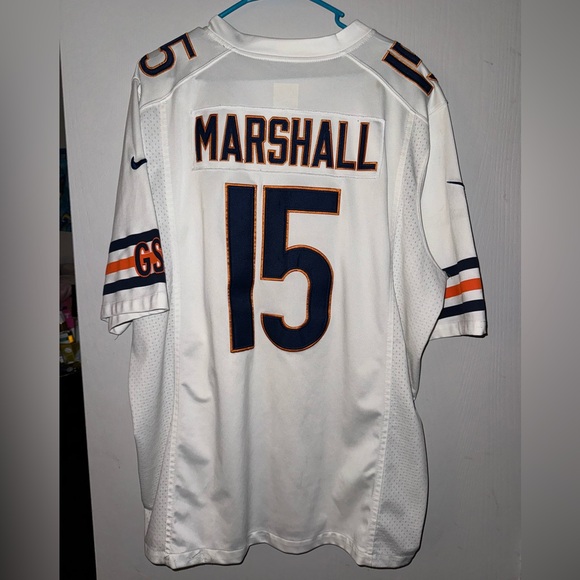 Chicago Bears Brandon Marshall On Field Away Jersey - Picture 2 of 5